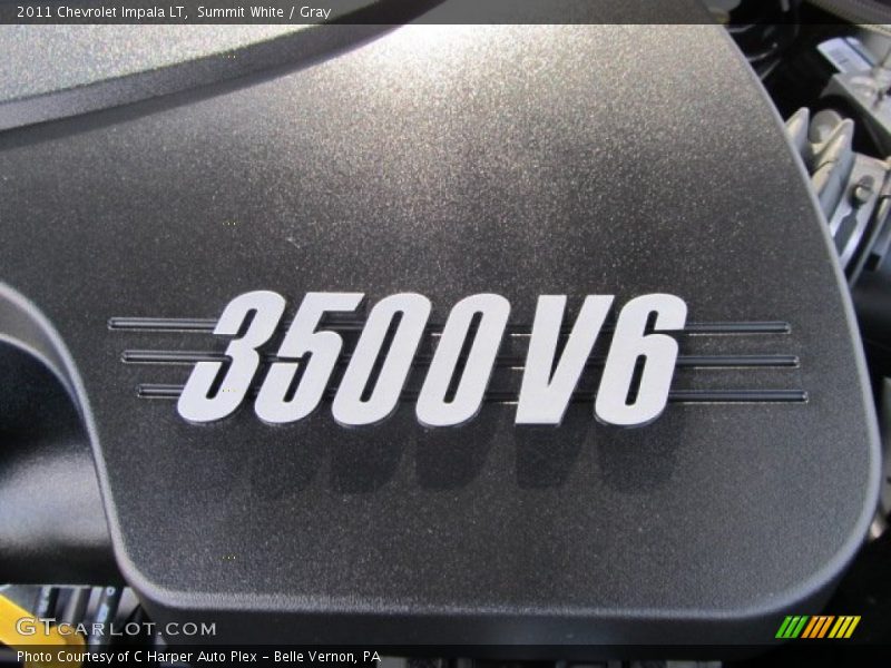Summit White / Gray 2011 Chevrolet Impala LT