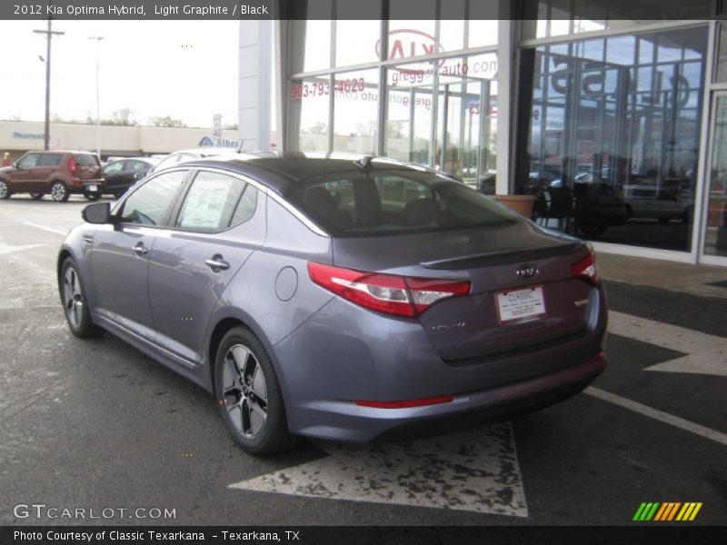 Light Graphite / Black 2012 Kia Optima Hybrid