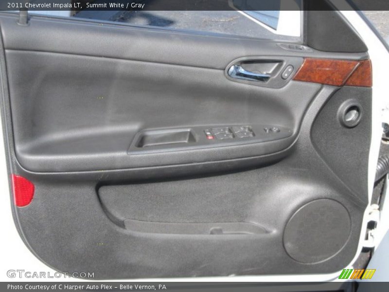 Summit White / Gray 2011 Chevrolet Impala LT