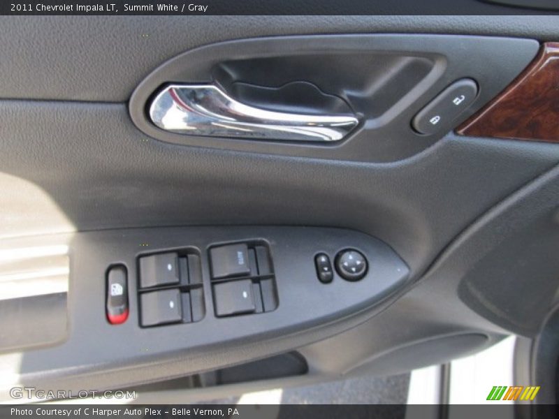 Summit White / Gray 2011 Chevrolet Impala LT