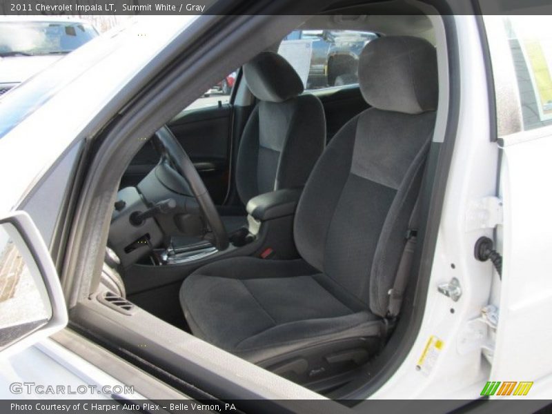 Summit White / Gray 2011 Chevrolet Impala LT