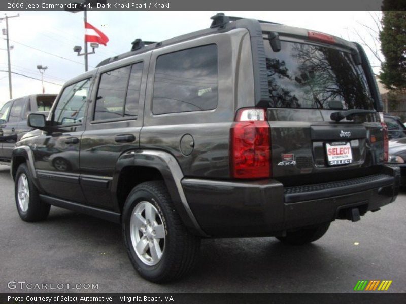 Dark Khaki Pearl / Khaki 2006 Jeep Commander 4x4