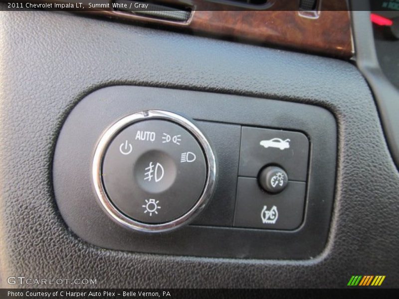 Summit White / Gray 2011 Chevrolet Impala LT