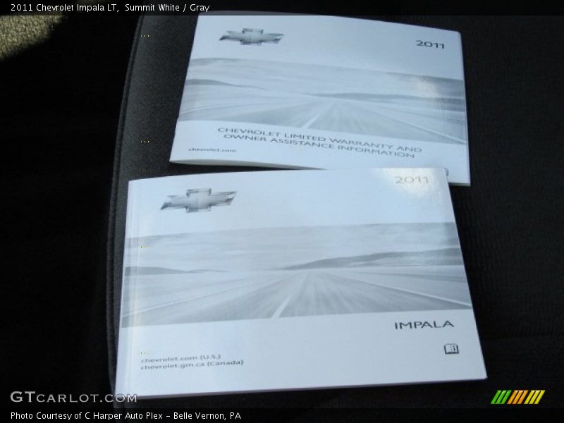 Summit White / Gray 2011 Chevrolet Impala LT