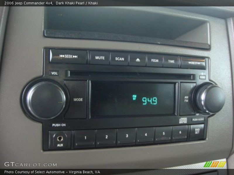 Dark Khaki Pearl / Khaki 2006 Jeep Commander 4x4