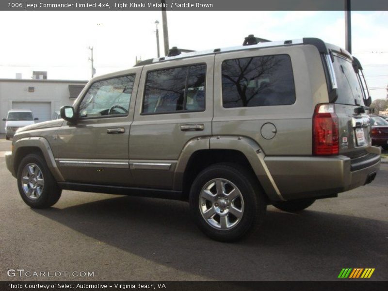 Light Khaki Metallic / Saddle Brown 2006 Jeep Commander Limited 4x4