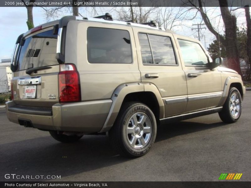Light Khaki Metallic / Saddle Brown 2006 Jeep Commander Limited 4x4