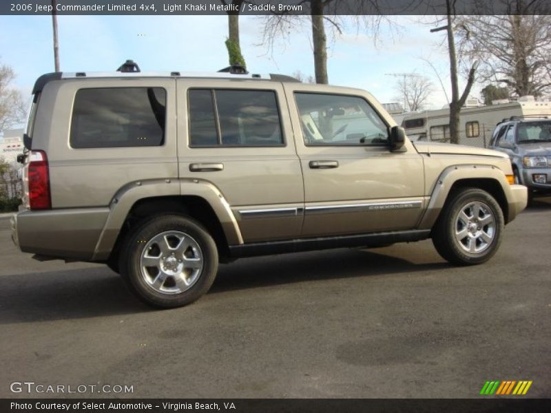 Light Khaki Metallic / Saddle Brown 2006 Jeep Commander Limited 4x4