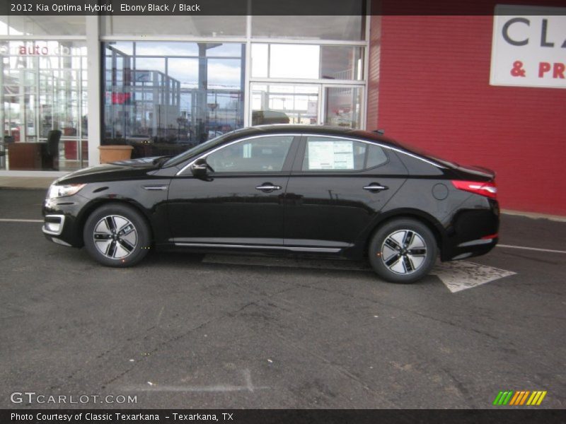 Ebony Black / Black 2012 Kia Optima Hybrid