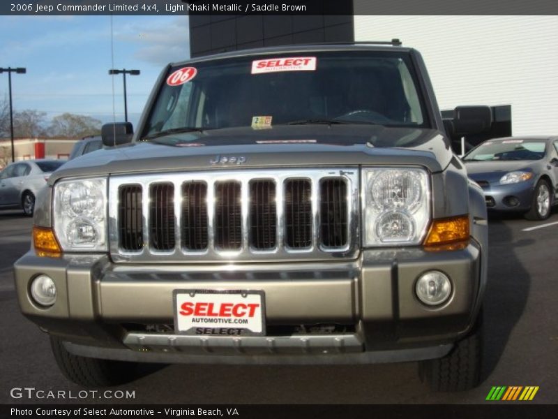 Light Khaki Metallic / Saddle Brown 2006 Jeep Commander Limited 4x4