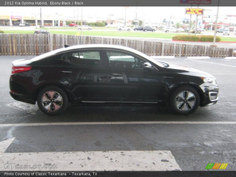Ebony Black / Black 2012 Kia Optima Hybrid