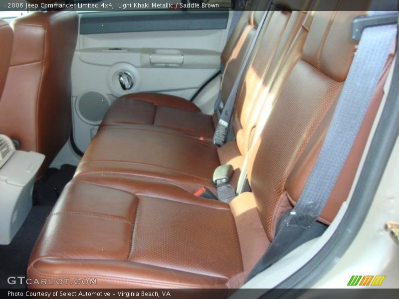 Light Khaki Metallic / Saddle Brown 2006 Jeep Commander Limited 4x4