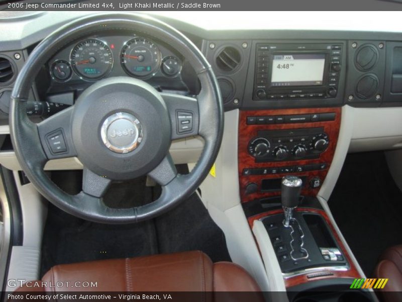 Light Khaki Metallic / Saddle Brown 2006 Jeep Commander Limited 4x4