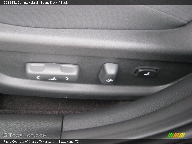 Ebony Black / Black 2012 Kia Optima Hybrid