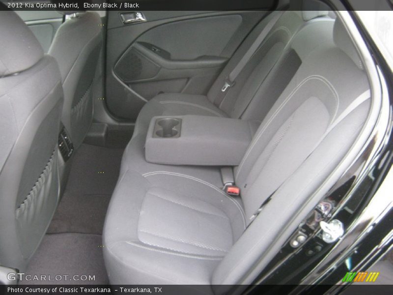 Rear Seat of 2012 Optima Hybrid