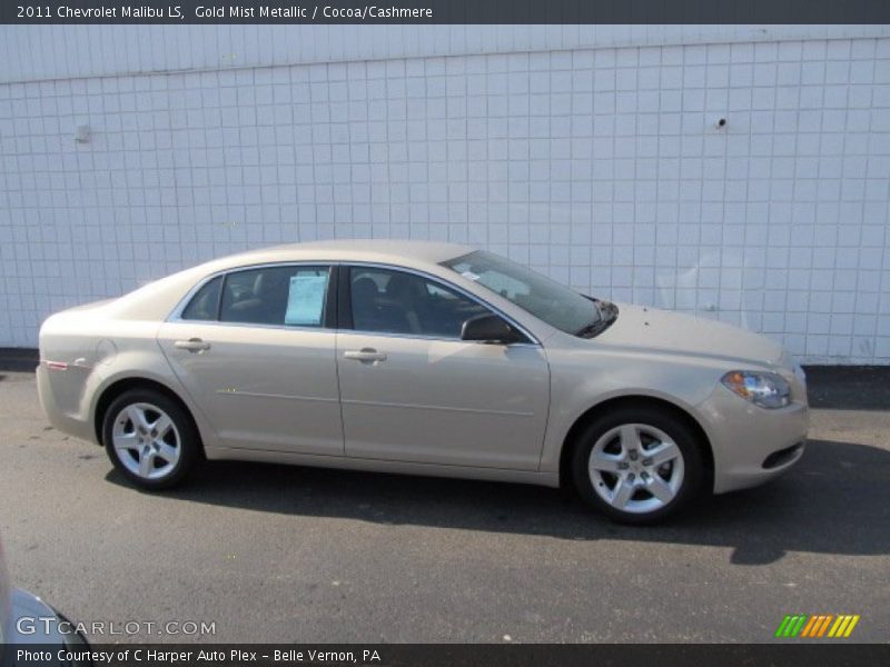 Gold Mist Metallic / Cocoa/Cashmere 2011 Chevrolet Malibu LS