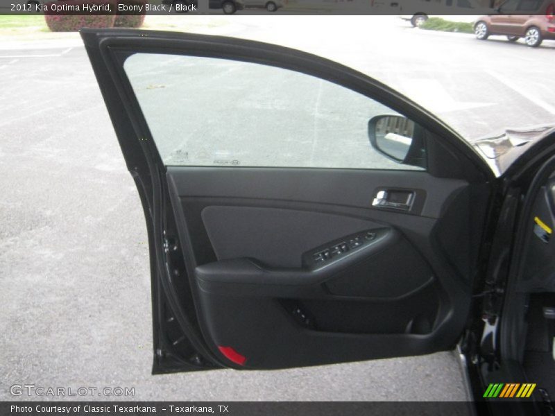 Ebony Black / Black 2012 Kia Optima Hybrid