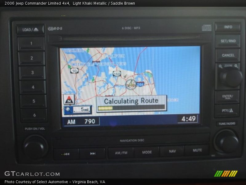 Light Khaki Metallic / Saddle Brown 2006 Jeep Commander Limited 4x4