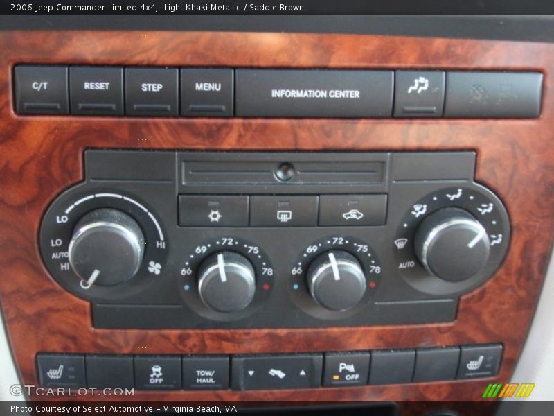 Light Khaki Metallic / Saddle Brown 2006 Jeep Commander Limited 4x4