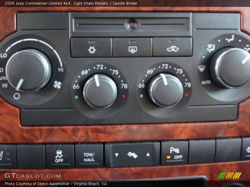 Light Khaki Metallic / Saddle Brown 2006 Jeep Commander Limited 4x4