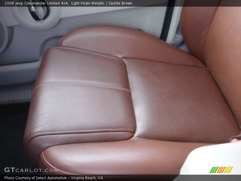 Light Khaki Metallic / Saddle Brown 2006 Jeep Commander Limited 4x4