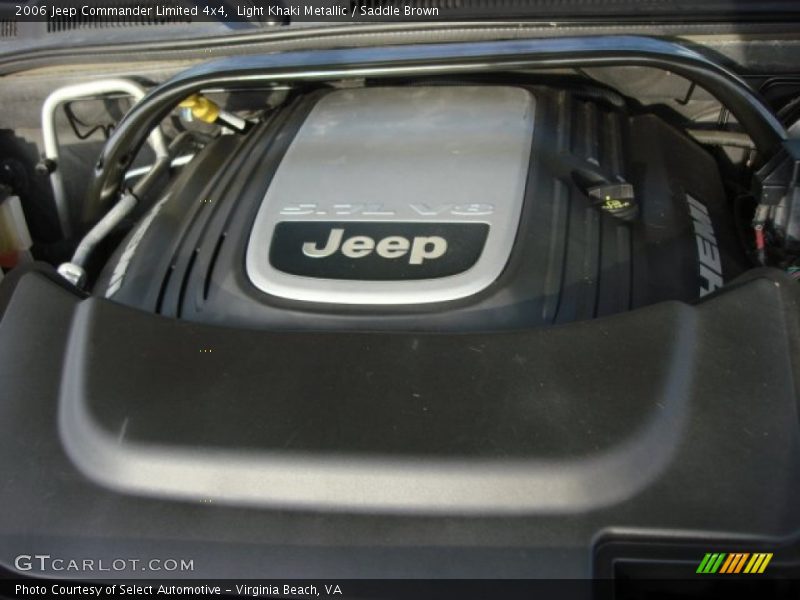 Light Khaki Metallic / Saddle Brown 2006 Jeep Commander Limited 4x4
