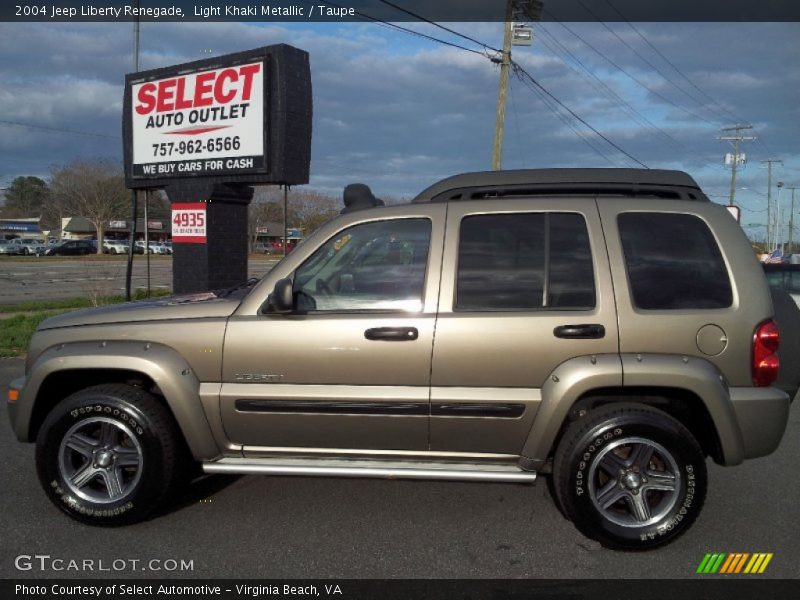 Light Khaki Metallic / Taupe 2004 Jeep Liberty Renegade
