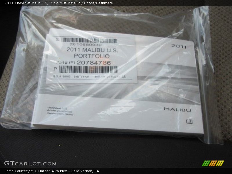 Gold Mist Metallic / Cocoa/Cashmere 2011 Chevrolet Malibu LS