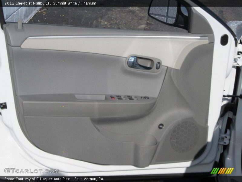 Summit White / Titanium 2011 Chevrolet Malibu LT