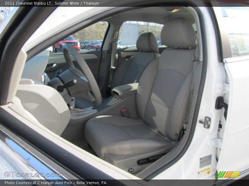 Summit White / Titanium 2011 Chevrolet Malibu LT