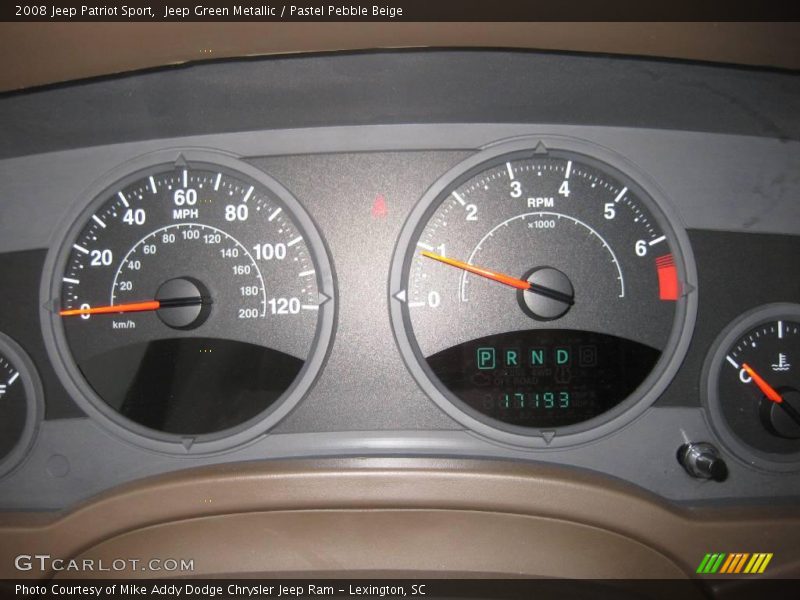 Jeep Green Metallic / Pastel Pebble Beige 2008 Jeep Patriot Sport