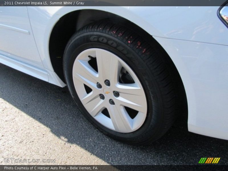 Summit White / Gray 2011 Chevrolet Impala LS