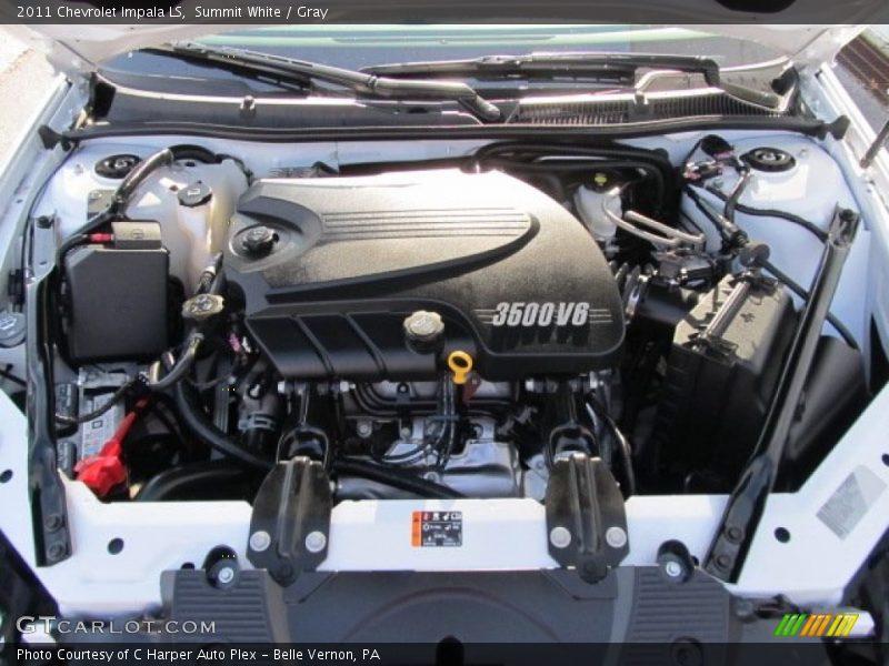 Summit White / Gray 2011 Chevrolet Impala LS
