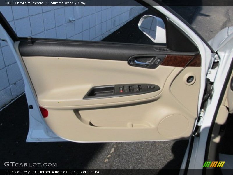 Summit White / Gray 2011 Chevrolet Impala LS