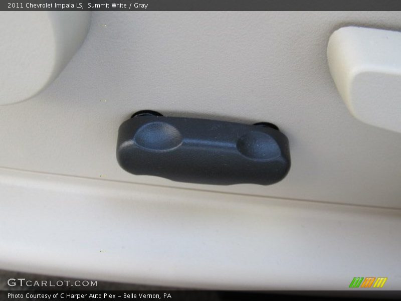 Summit White / Gray 2011 Chevrolet Impala LS