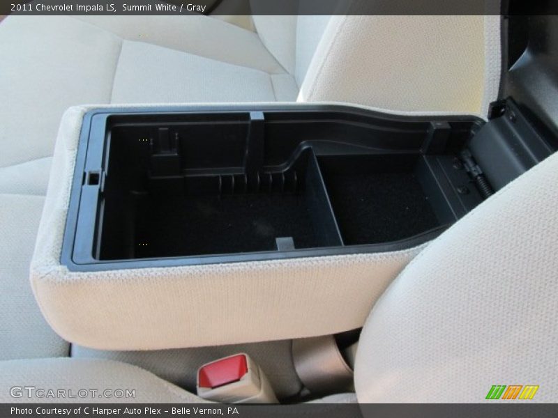 Summit White / Gray 2011 Chevrolet Impala LS