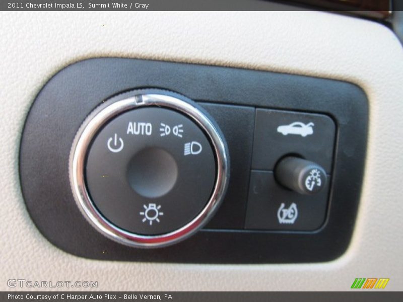 Summit White / Gray 2011 Chevrolet Impala LS