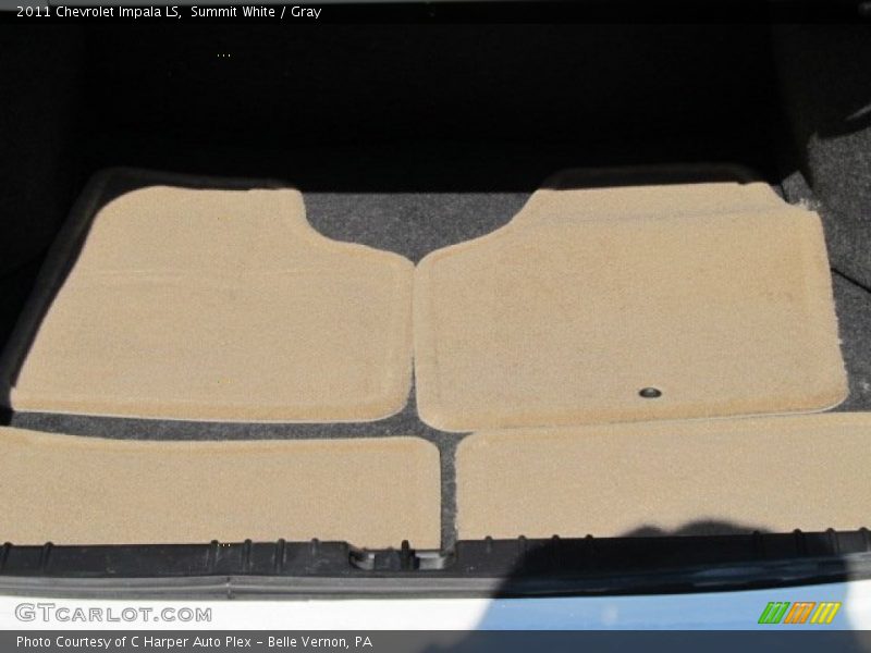 Summit White / Gray 2011 Chevrolet Impala LS