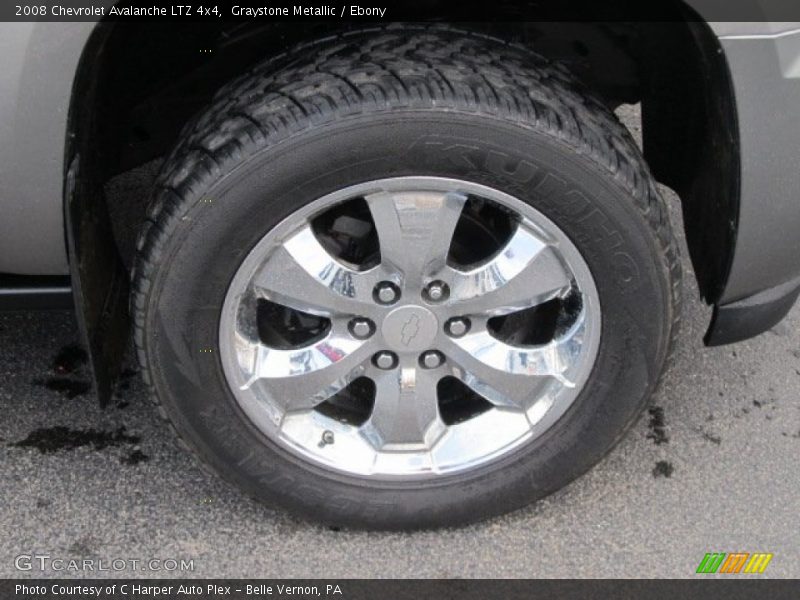 Graystone Metallic / Ebony 2008 Chevrolet Avalanche LTZ 4x4