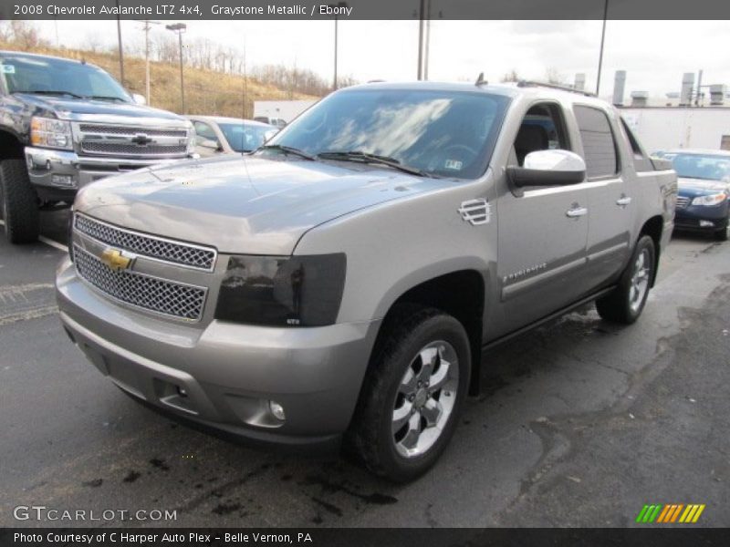 Graystone Metallic / Ebony 2008 Chevrolet Avalanche LTZ 4x4