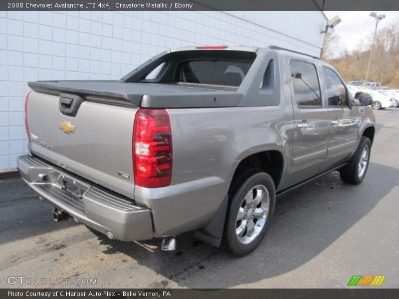 Graystone Metallic / Ebony 2008 Chevrolet Avalanche LTZ 4x4