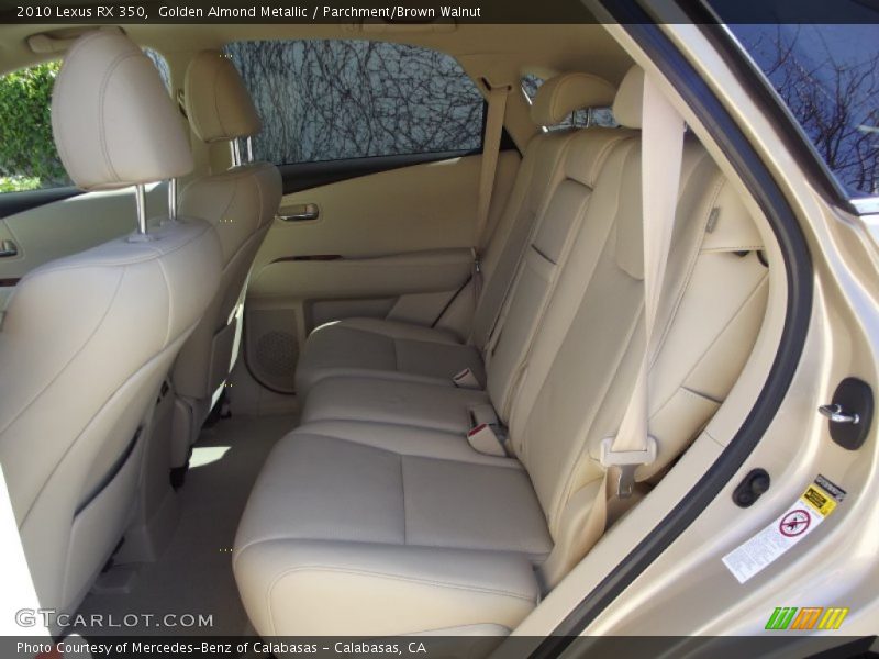 Golden Almond Metallic / Parchment/Brown Walnut 2010 Lexus RX 350