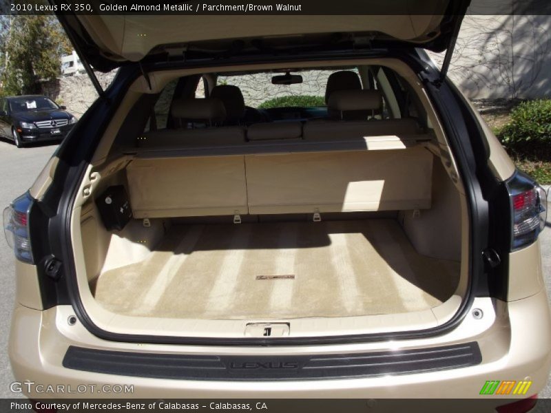 Golden Almond Metallic / Parchment/Brown Walnut 2010 Lexus RX 350