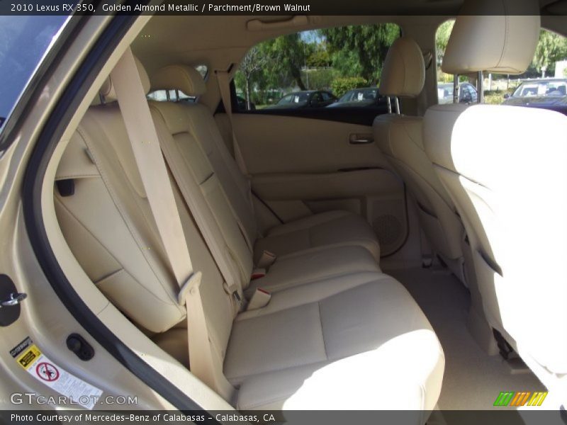 Golden Almond Metallic / Parchment/Brown Walnut 2010 Lexus RX 350