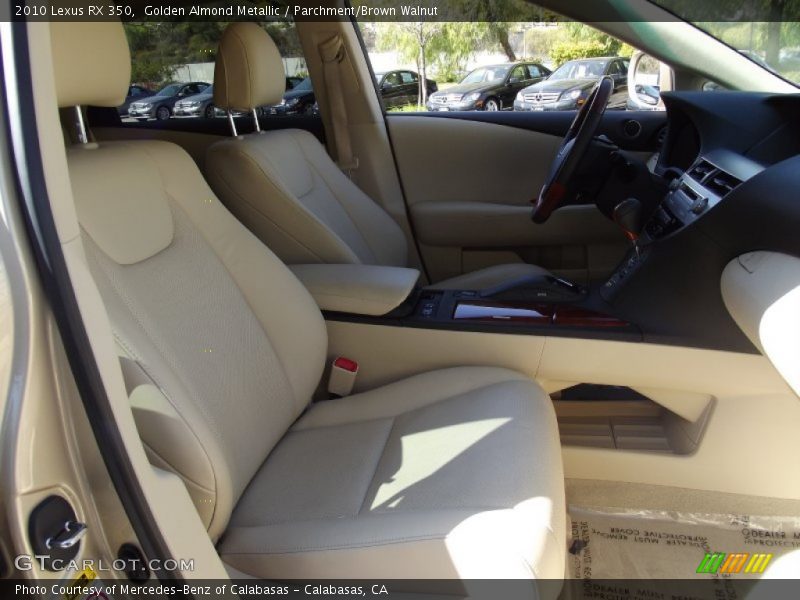 Golden Almond Metallic / Parchment/Brown Walnut 2010 Lexus RX 350