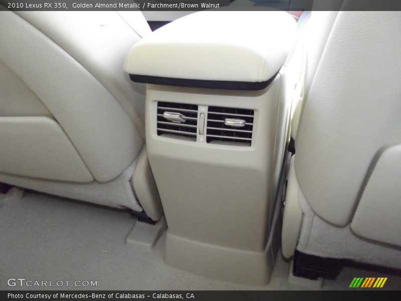 Golden Almond Metallic / Parchment/Brown Walnut 2010 Lexus RX 350