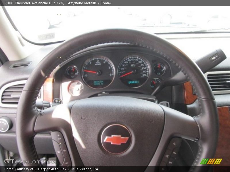 Graystone Metallic / Ebony 2008 Chevrolet Avalanche LTZ 4x4