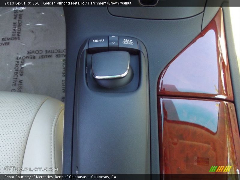 Golden Almond Metallic / Parchment/Brown Walnut 2010 Lexus RX 350
