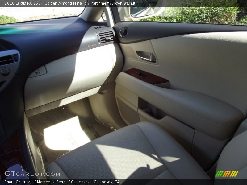 Golden Almond Metallic / Parchment/Brown Walnut 2010 Lexus RX 350