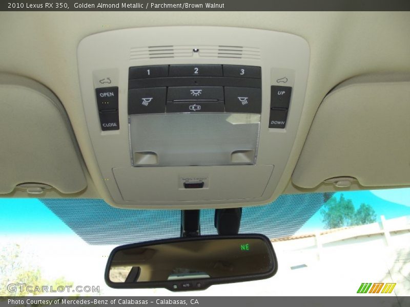 Golden Almond Metallic / Parchment/Brown Walnut 2010 Lexus RX 350